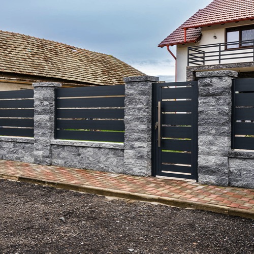 Gard aluminiu - RAL 7016