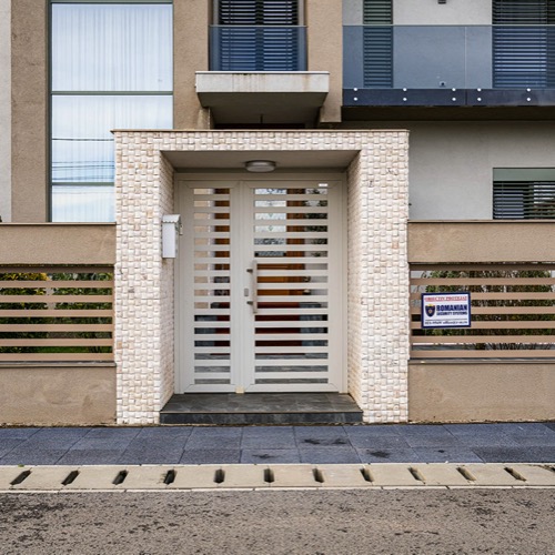 Gard aluminiu - RAL 1019