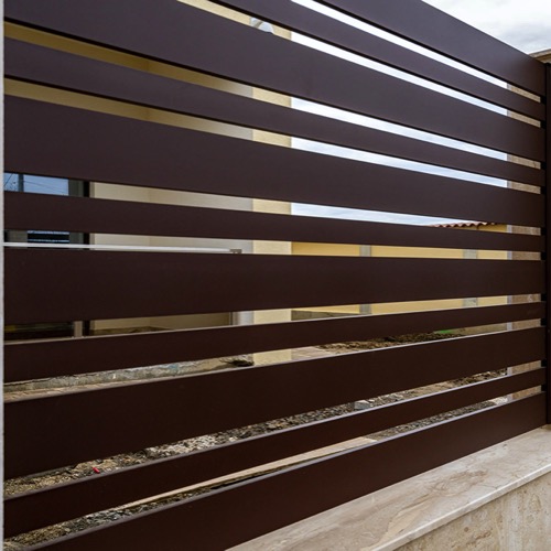 Gard aluminiu - RAL 8019