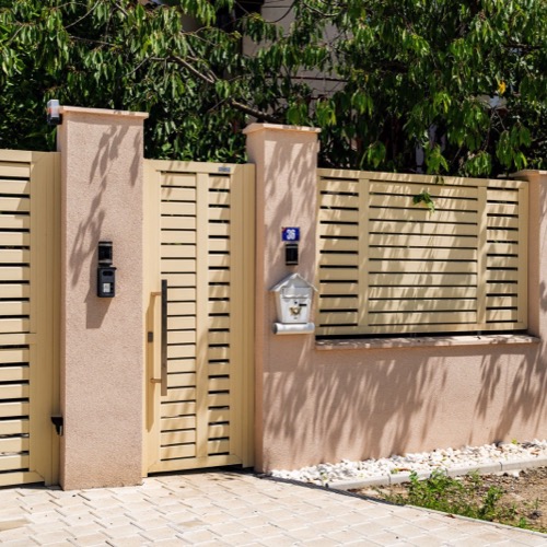 Gard aluminiu - RAL 1015