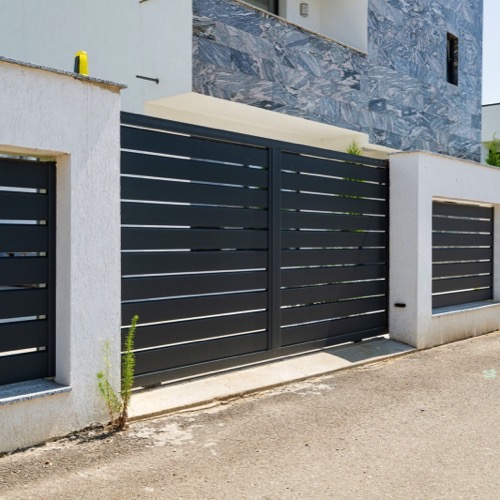 Gard aluminiu - RAL 7016