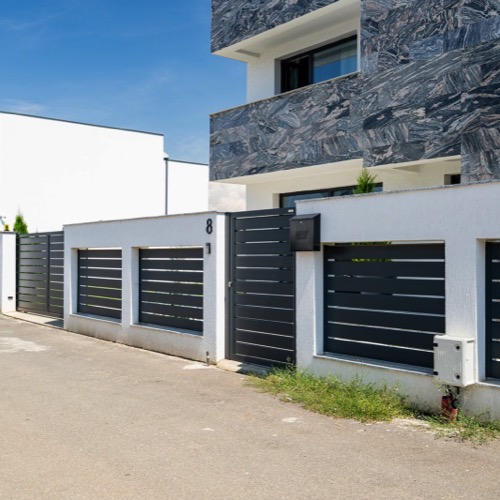 Gard aluminiu - RAL 7016