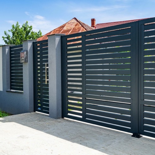 Gard aluminiu - RAL 7016
