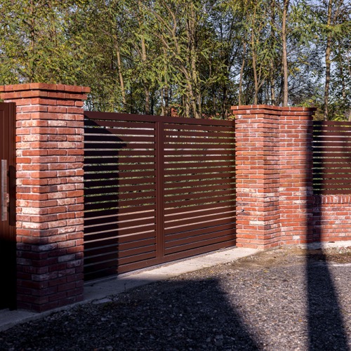 Gard aluminiu - RAL 8017