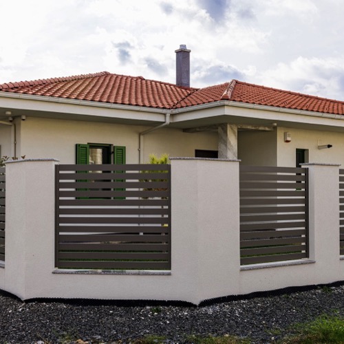 Gard aluminiu - RAL 7039