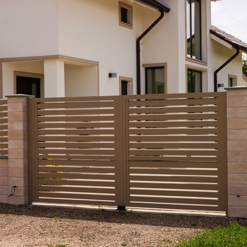 Gard aluminiu - RAL 1019