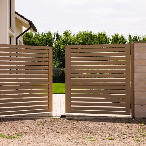 Gard aluminiu - RAL 1019