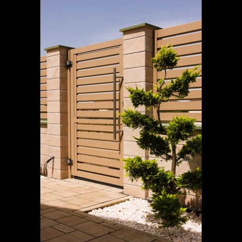 Gard aluminiu - RAL 1019