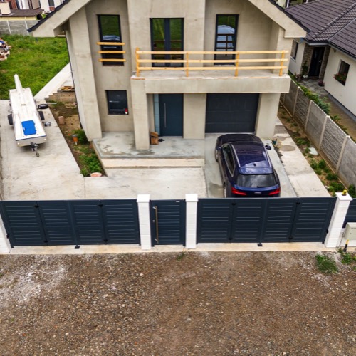 Gard aluminiu - RAL 7016