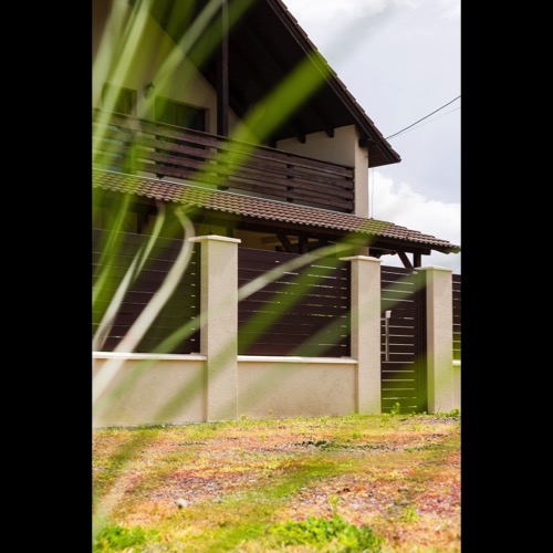 Gard aluminiu - RAL 8017