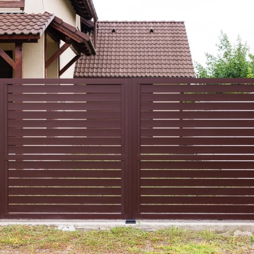 Gard aluminiu - RAL 8017