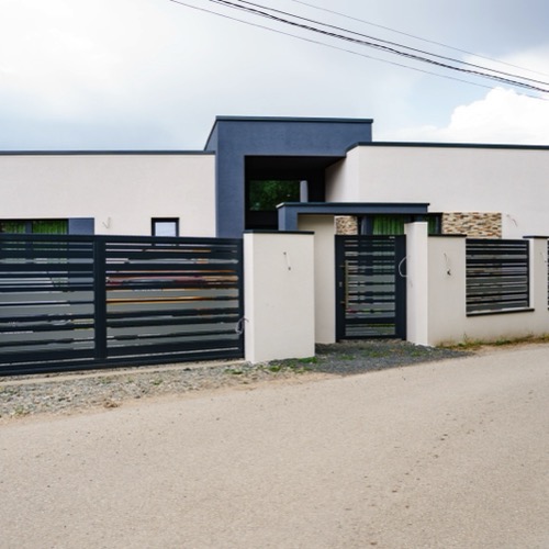 Gard aluminiu - RAL 7016/7005