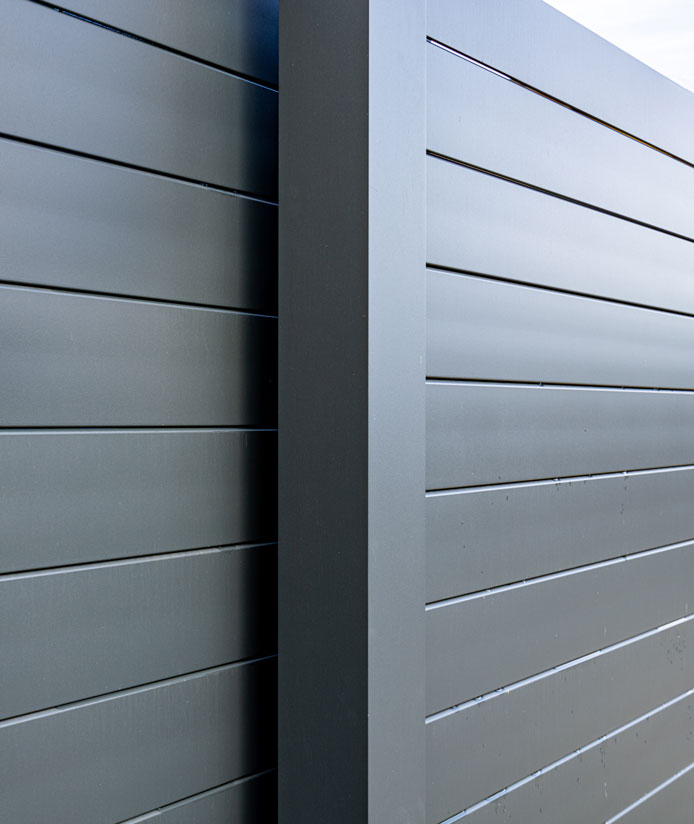 Gard aluminiu - RAL 7016